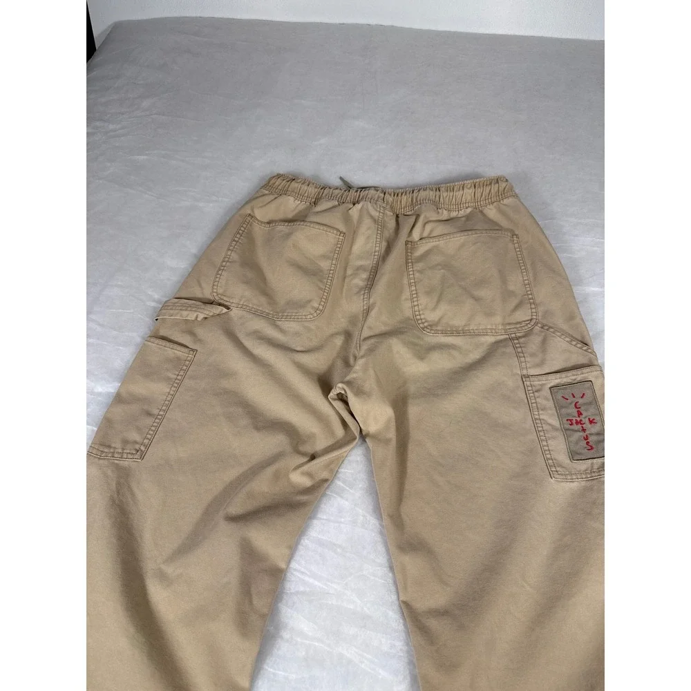 Jordan Travis Scott Cactus Jack Canvas Pants Khaki Mens Large DD4778-201